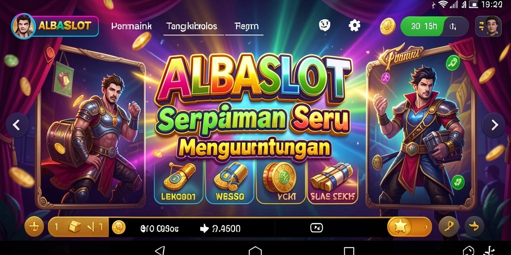 Screenshot gameplay ALBASLOT yang menunjukkan pengalaman bermain slot yang menarik.