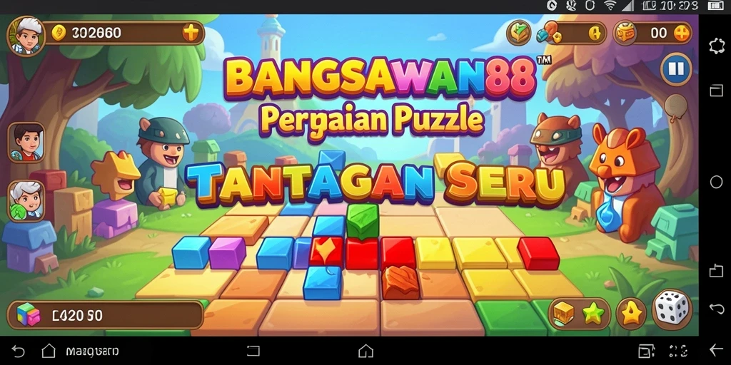 Tampilan gameplay BANGSAWAN88 dengan tantangan puzzle yang menarik.