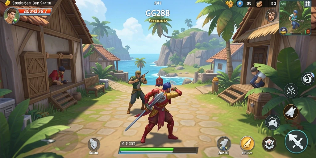 Tampilan gameplay GG288 yang seru dan menghibur.