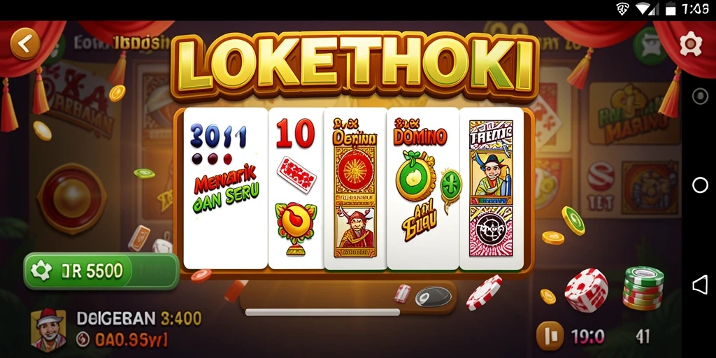 Tampilan gameplay seru LOKETHOKI dengan pemain berinteraksi