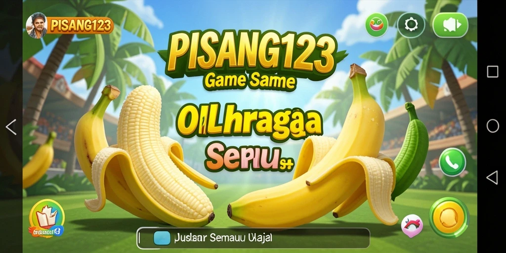 Tampilan gameplay PISANG123 yang memukau dan dinamis.