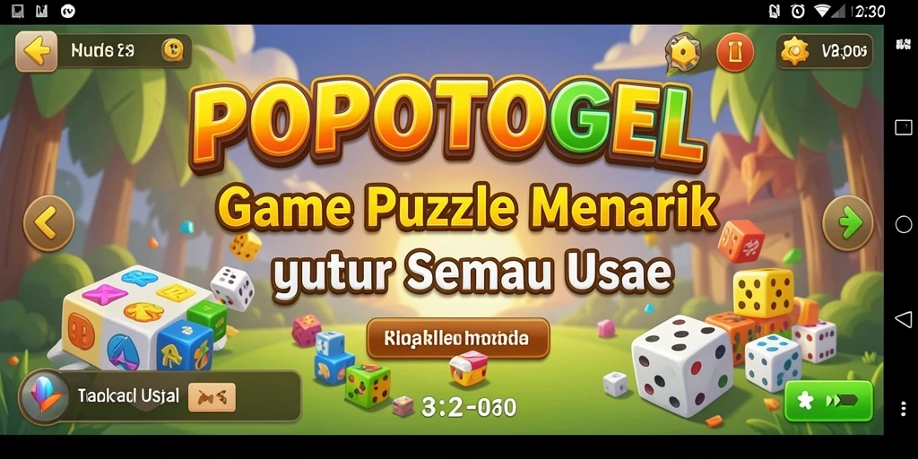 Screenshot utama POPOTOGEL menampilkan gameplay yang seru dan menantang.