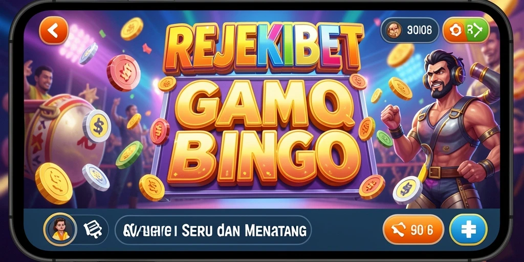 Tampilan seru gameplay Bingo di REJEKIBET