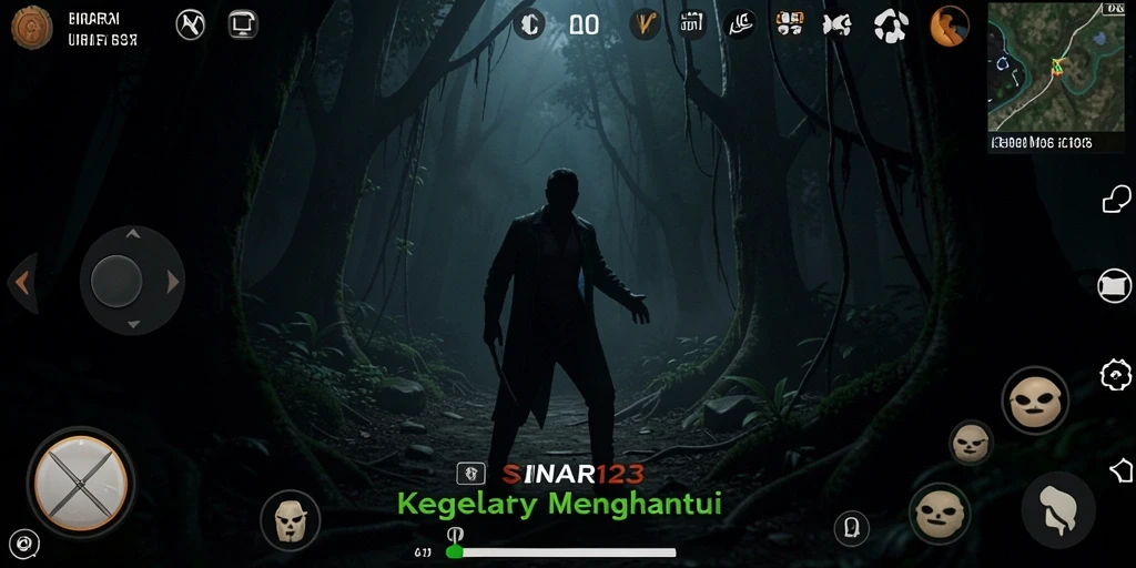 Tangkapan layar menampilkan gameplay menegangkan di SINAR123.