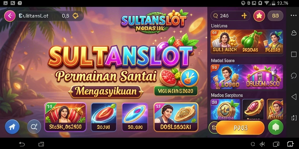 Gameplay SULTANSLOT dengan tema slot yang beragam dan mengasyikkan.