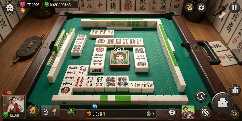 Tampilan gameplay Mahjong di TO288 yang seru dan menarik.