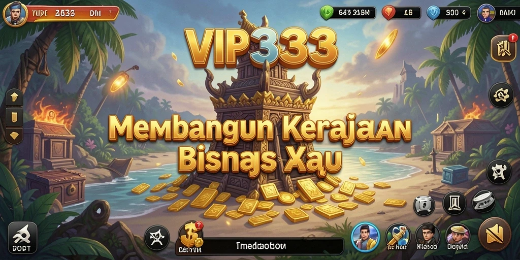 Tampilan gameplay VIP333 yang menunjukkan proses pembangunan bisnis.